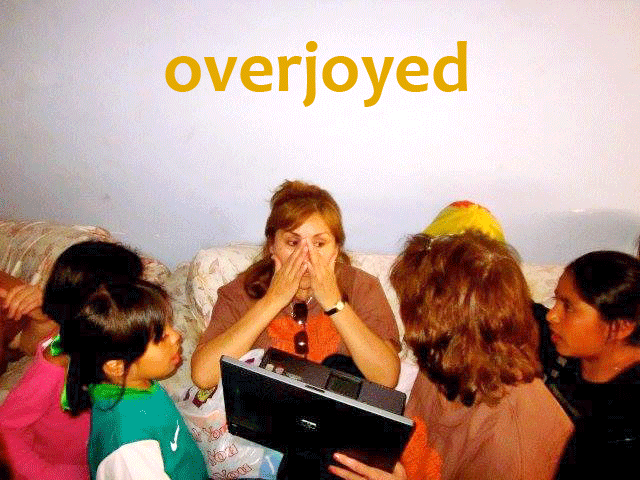 overjoyed